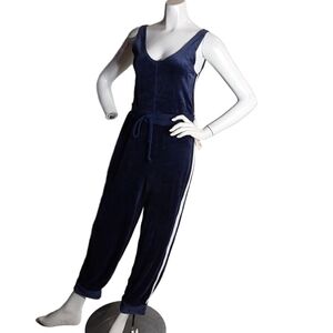 FREE PEOPLE NAVY COMBO JUMPSUIT MOVEMENT SIZE XS